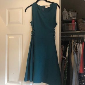 Worn once Everly green cocktail dress